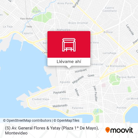 Mapa de (S) Av. General Flores & Yatay (Plaza 1º De Mayo)