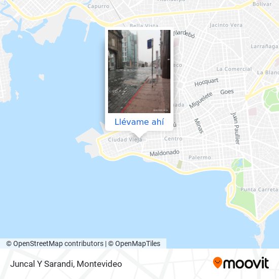 Mapa de Juncal Y Sarandi