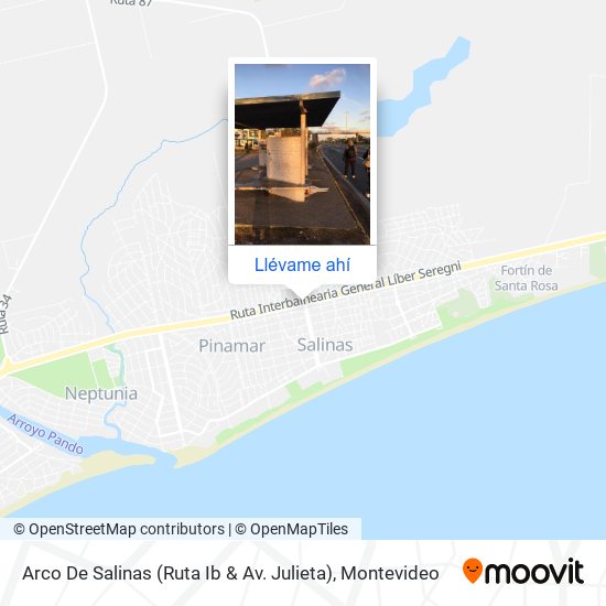 Mapa de Arco De Salinas (Ruta Ib & Av. Julieta)
