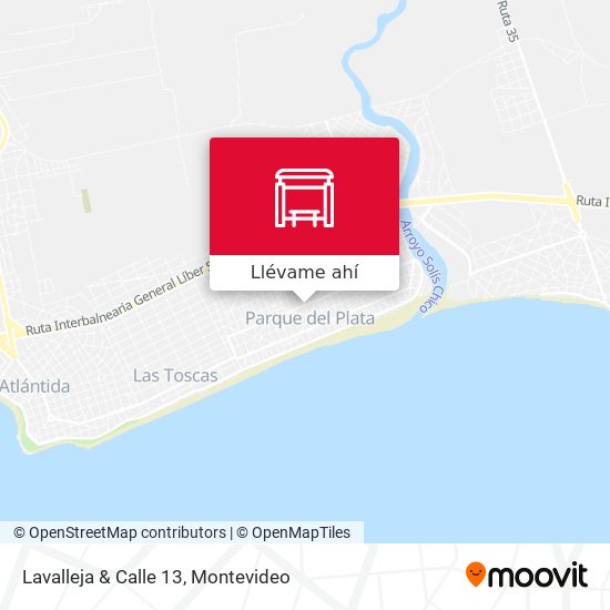 Mapa de Lavalleja & Calle 13