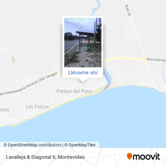 Mapa de Lavalleja & Diagonal 6