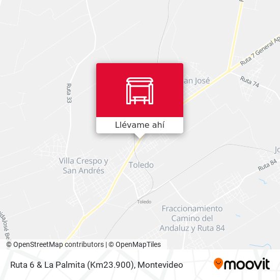 Mapa de Ruta 6 & La Palmita (Km23.900)