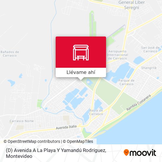 Mapa de (D) Avenida A La Playa Y Yamandú Rodríguez