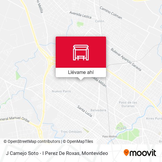 Mapa de J Camejo Soto - I Perez De Roxas
