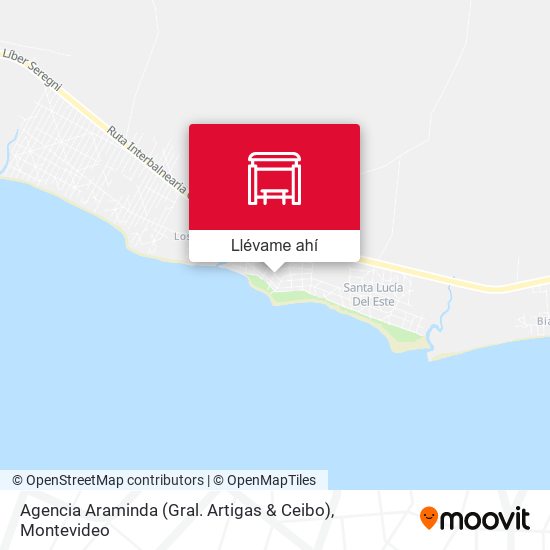 Mapa de Agencia Araminda (Gral. Artigas & Ceibo)