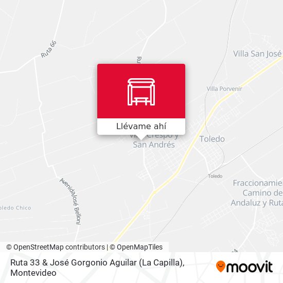 Mapa de Ruta 33 & José Gorgonio Aguilar (La Capilla)