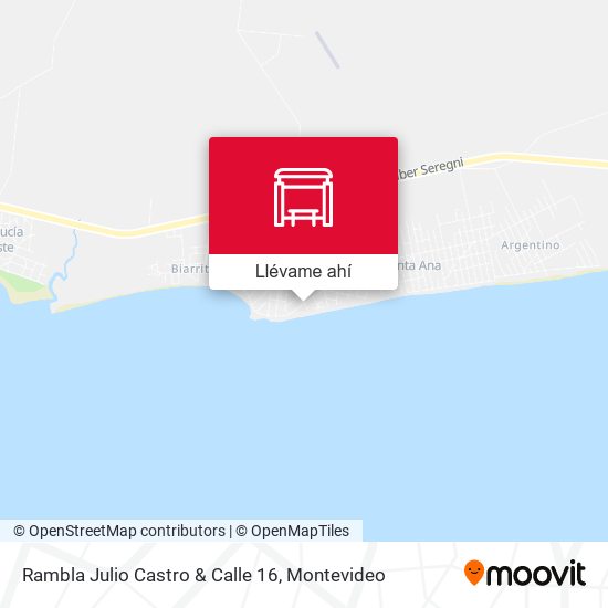 Mapa de Rambla Julio Castro & Calle 16