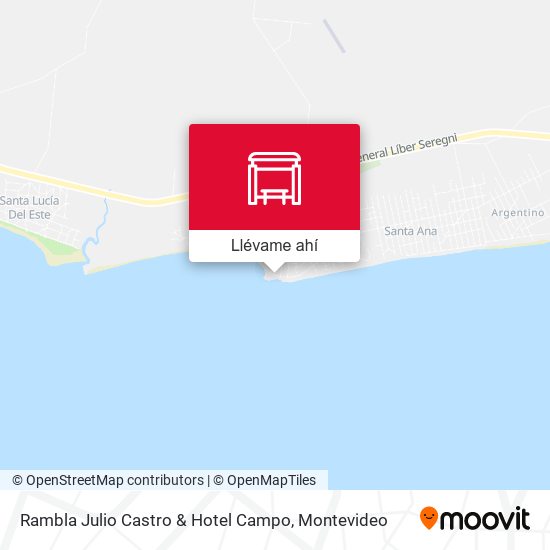 Mapa de Rambla Julio Castro & Hotel Campo