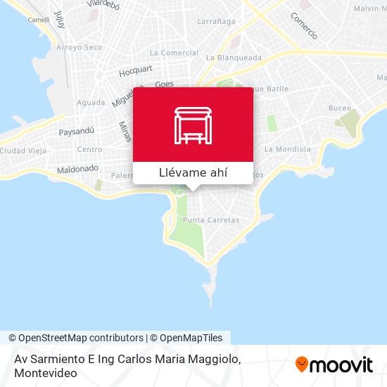 Mapa de Av Sarmiento E Ing Carlos Maria Maggiolo