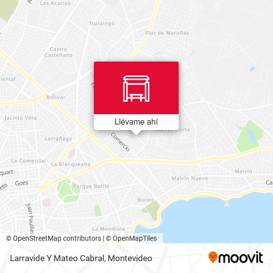 Mapa de Larravide Y Mateo Cabral