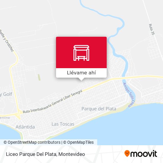Mapa de Liceo Parque Del Plata