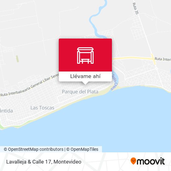Mapa de Lavalleja & Calle 17