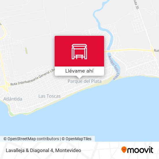 Mapa de Lavalleja & Diagonal 4