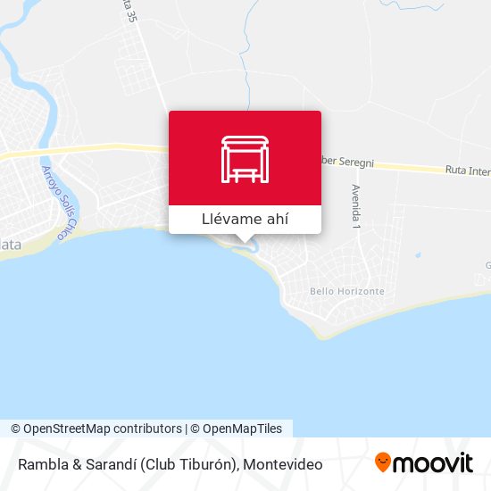 Mapa de Rambla & Sarandí (Club Tiburón)