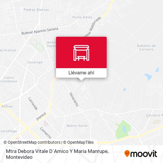 Mapa de Mtra Debora Vitale D´Amico Y Maria Manrupe