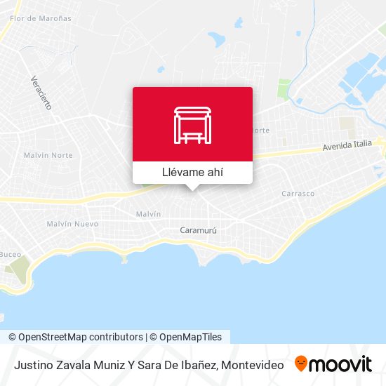 Mapa de Justino Zavala Muniz Y Sara De Ibañez