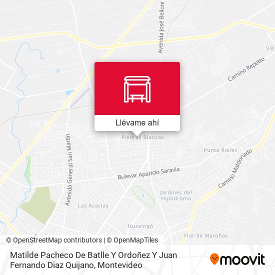 Mapa de Matilde Pacheco De Batlle Y Ordoñez Y Juan Fernando Diaz Quijano