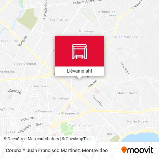 Mapa de Coruña Y Juan Francisco Martinez