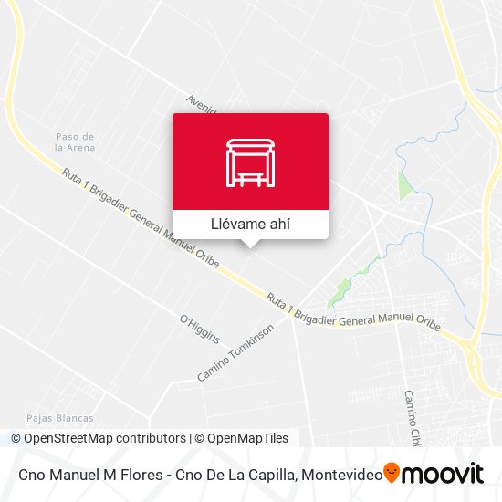 Mapa de Cno Manuel M Flores - Cno De La Capilla