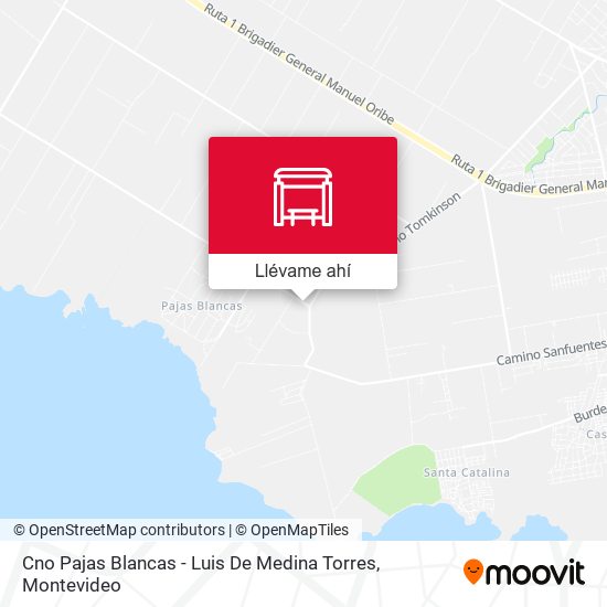 Mapa de Cno Pajas Blancas - Luis De Medina Torres