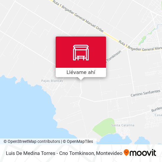 Mapa de Luis De Medina Torres - Cno Tomkinson
