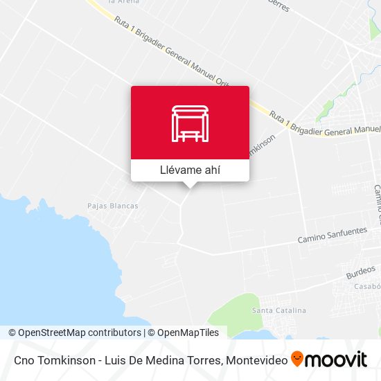 Mapa de Cno Tomkinson - Luis De Medina Torres
