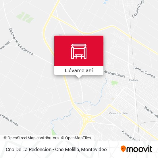 Mapa de Cno De La Redencion - Cno Melilla