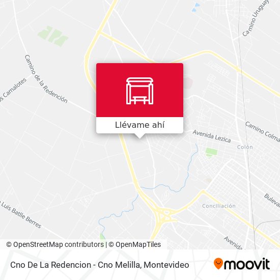 Mapa de Cno De La Redencion - Cno Melilla