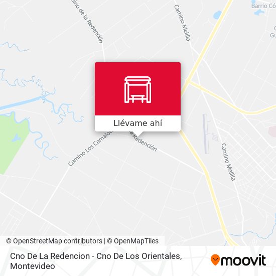 Mapa de Cno De La Redencion - Cno De Los Orientales