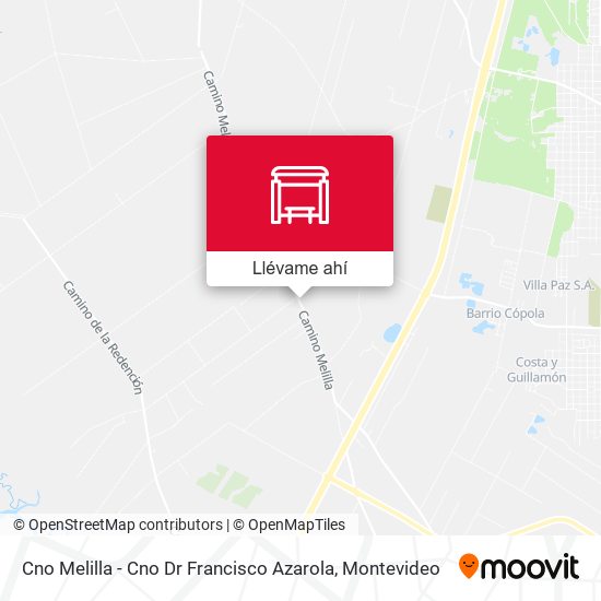Mapa de Cno Melilla - Cno Dr Francisco Azarola