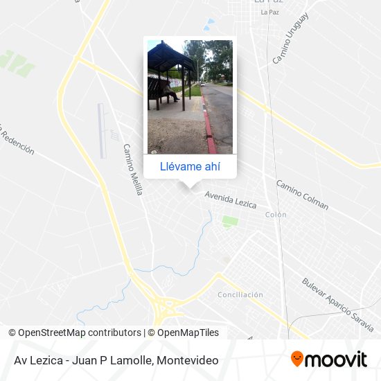 Mapa de Av Lezica - Juan P Lamolle
