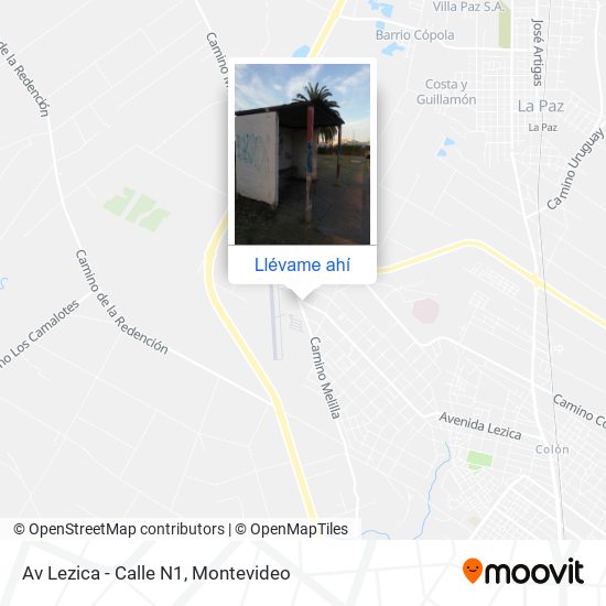 Mapa de Av Lezica - Calle N1