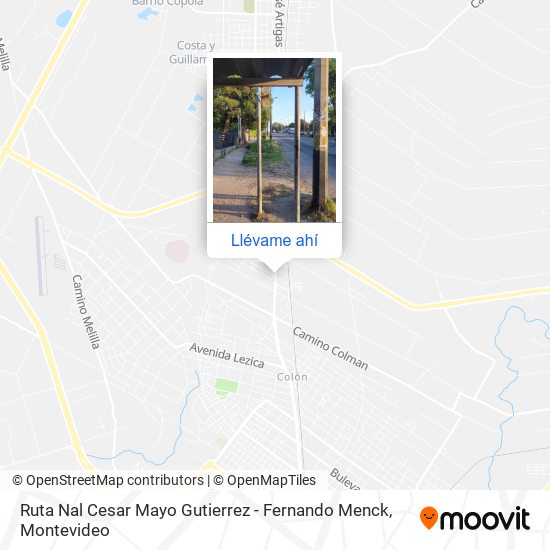 Mapa de Ruta Nal Cesar Mayo Gutierrez - Fernando Menck