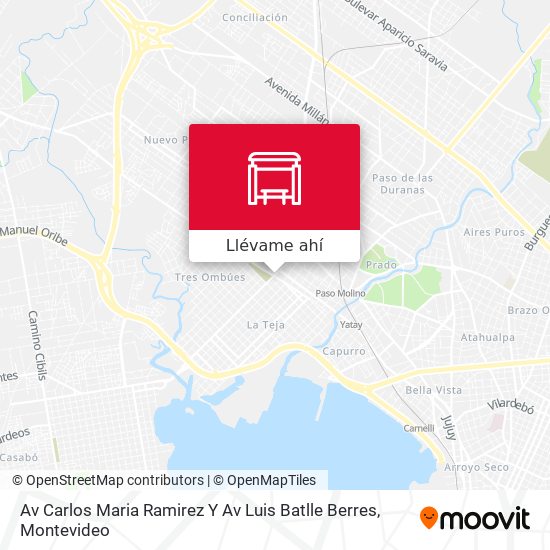 Mapa de Av Carlos Maria Ramirez Y Av Luis Batlle Berres