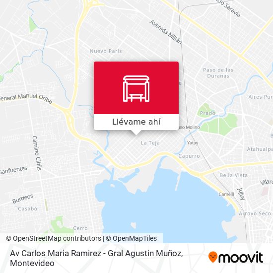 Mapa de Av Carlos Maria Ramirez - Gral Agustin Muñoz