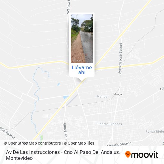 Mapa de Av De Las Instrucciones - Cno Al Paso Del Andaluz