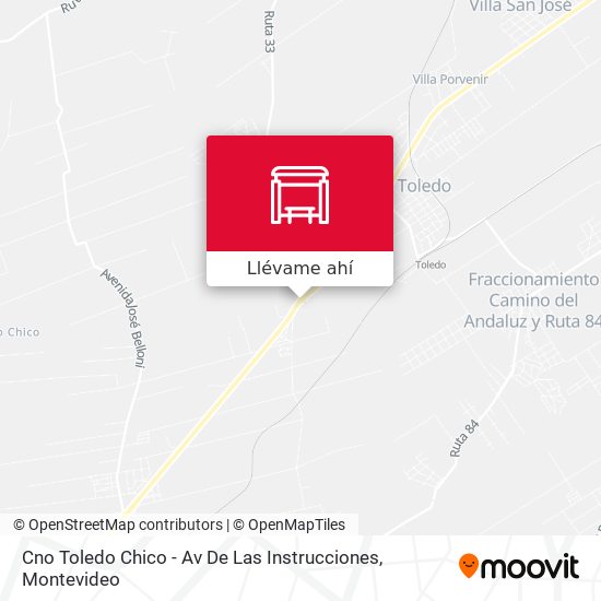 Mapa de Cno Toledo Chico - Av De Las Instrucciones