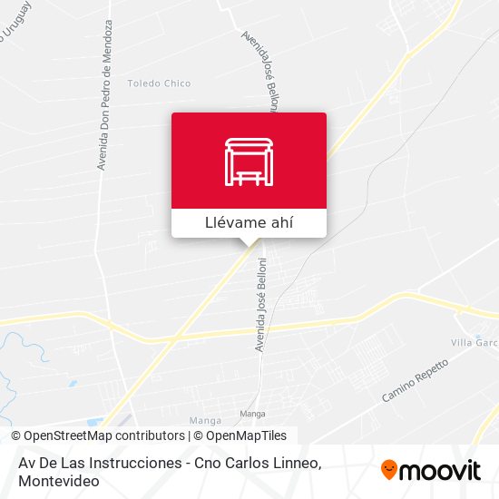 Mapa de Av De Las Instrucciones - Cno Carlos Linneo