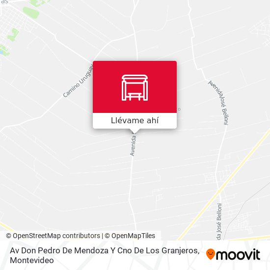 Mapa de Av Don Pedro De Mendoza Y Cno De Los Granjeros