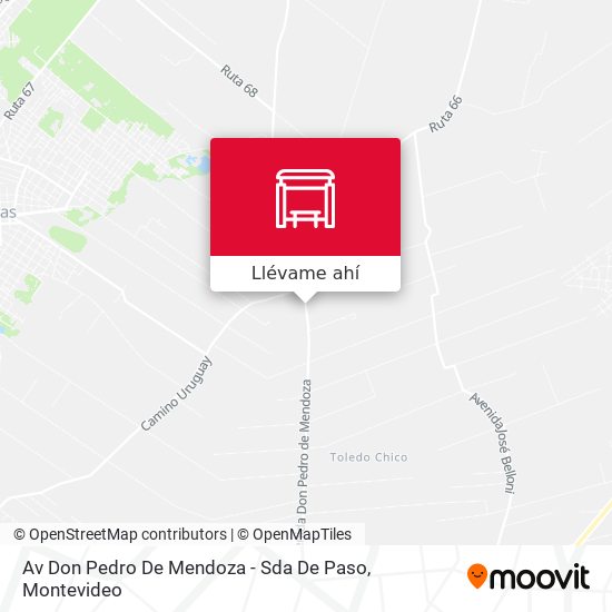 Mapa de Av Don Pedro De Mendoza - Sda De Paso