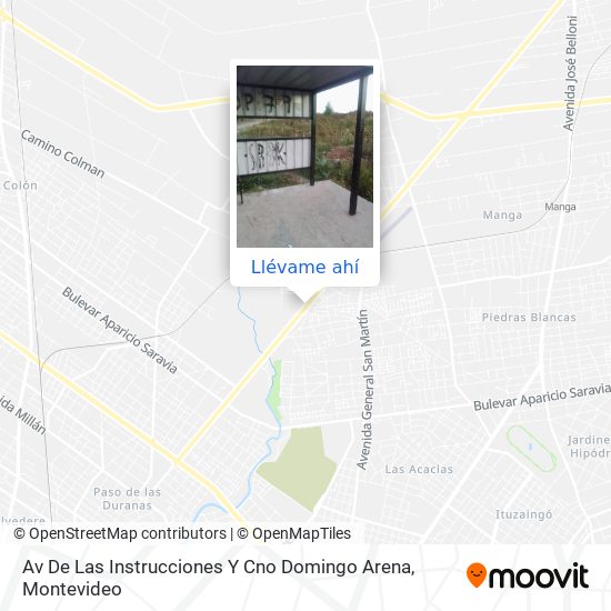 Mapa de Av De Las Instrucciones Y Cno Domingo Arena