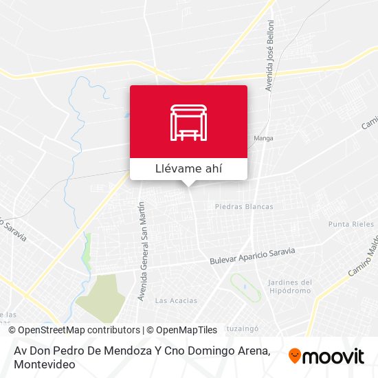 Mapa de Av Don Pedro De Mendoza Y Cno Domingo Arena