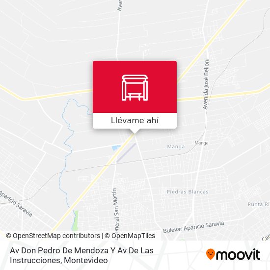 Mapa de Av Don Pedro De Mendoza Y Av De Las Instrucciones