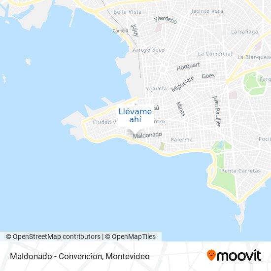 Mapa de Maldonado - Convencion