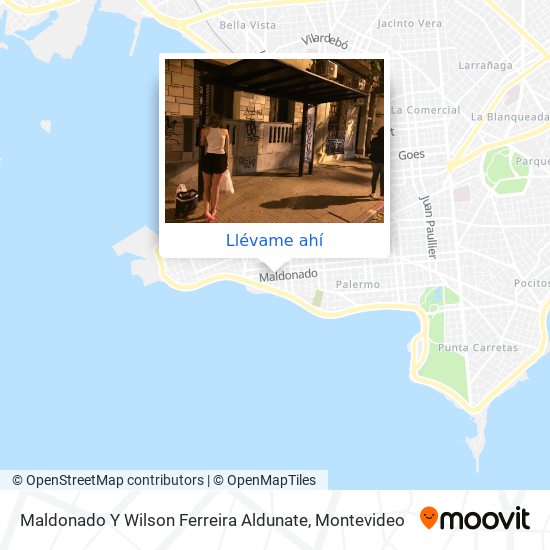 Mapa de Maldonado Y Wilson Ferreira Aldunate