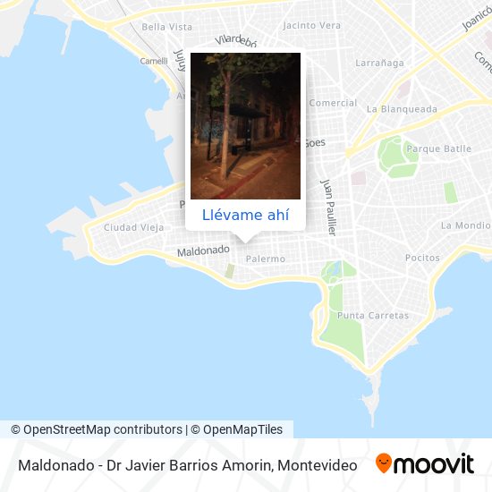 Mapa de Maldonado - Dr Javier Barrios Amorin