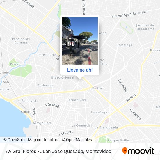 Mapa de Av Gral Flores - Juan Jose Quesada