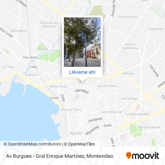 Mapa de Av Burgues - Gral Enrique Martinez