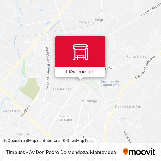 Mapa de Timbues - Av Don Pedro De Mendoza