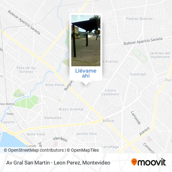 Mapa de Av Gral San Martin - Leon Perez